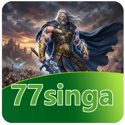 Aplikasi 77singa setelah terpasang